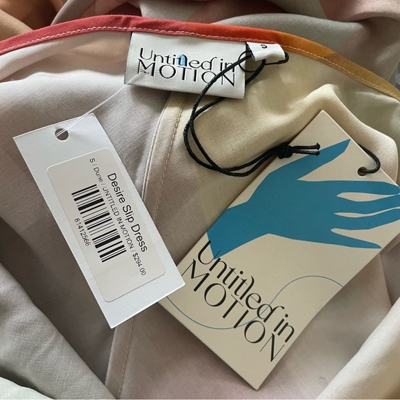 Untitled in Motion Desire Dune Multicolor Sleeveless Midi Slip Dress NWT Size S - Picture 10 of 12